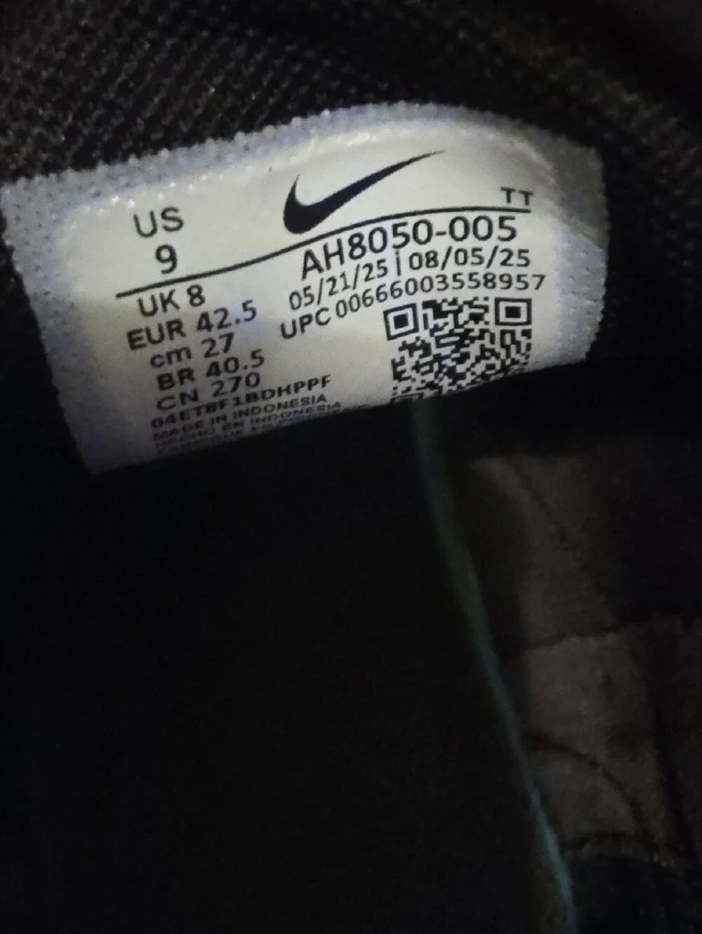 LAST CHANCE Nike Men's Air Zoom-Style All-Black Athletic Sneakers